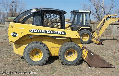 used 270 john deere skid steer